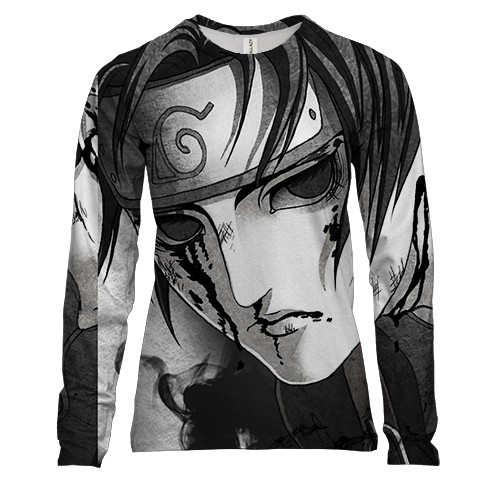 Женский 3D лонгслив Naruto character 3