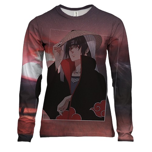 Женский 3D лонгслив Naruto character.