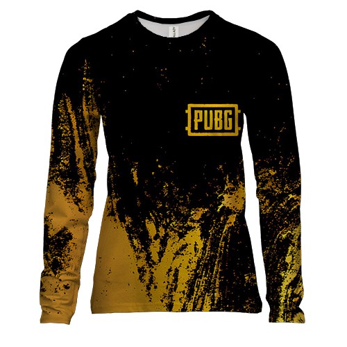 Жіночий 3D лонгслів PUBG GAME