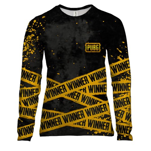Жіночий 3D лонгслів PUBG | ПАБГ WINNER