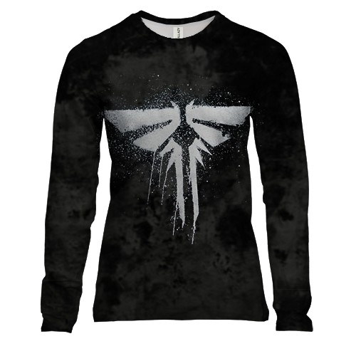 Женский 3D лонгслив The last of us Цикады