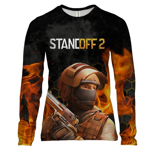 Жіночий 3D лонгслів STANDOFF 2 (СТАНДОФФ 2)