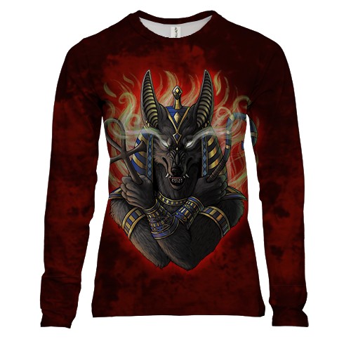 Женский 3D лонгслив Anubis