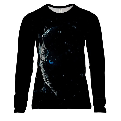 Жіночий 3D лонгслів Game of Thrones - Білий ходок