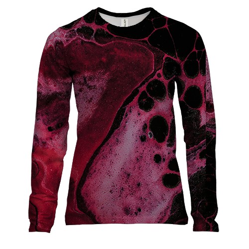 Женский 3D лонгслив Abstraction. 10