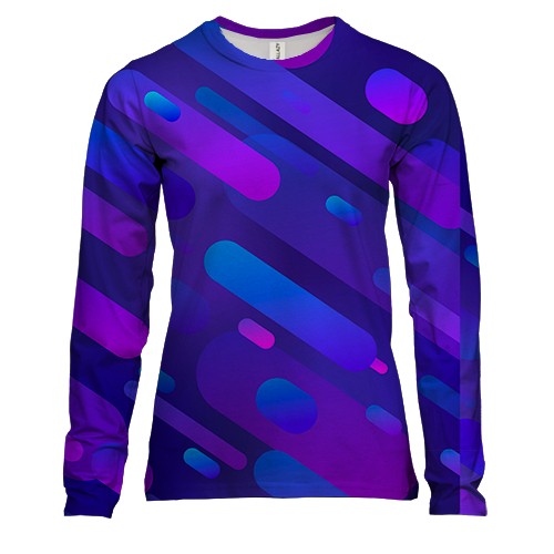 Жіночий 3D лонгслів Abstraction 8.
