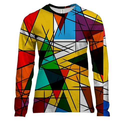 Жіночий 3D лонгслів Abstraction. 6