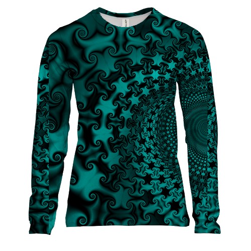 Женский 3D лонгслив Abstraction.