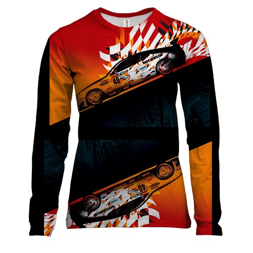 Женский 3D лонгслив Forza 2 Motorsport