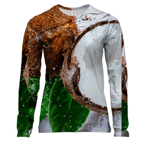 Женский 3D лонгслив Coconut