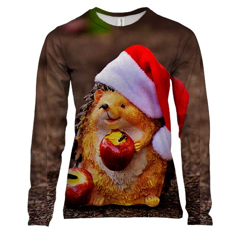 Жіночий 3D лонгслів New Year