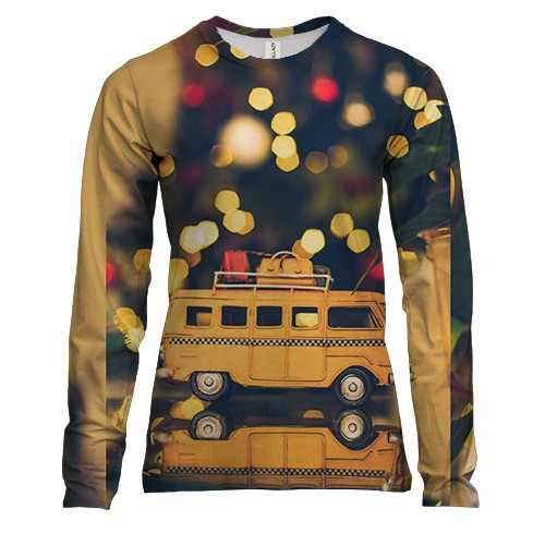 Жіночий 3D лонгслів Christmas toy 4