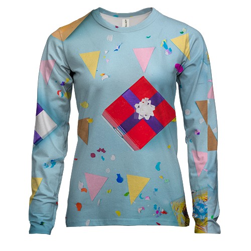 Жіночий 3D лонгслів New Year gifts