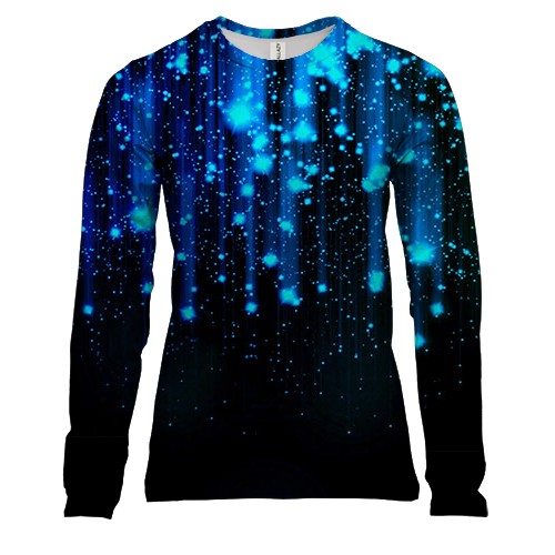 Женский 3D лонгслив Новогоднее чудо