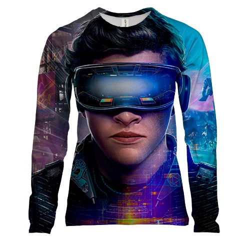 Женский 3D лонгслив Ready Player One