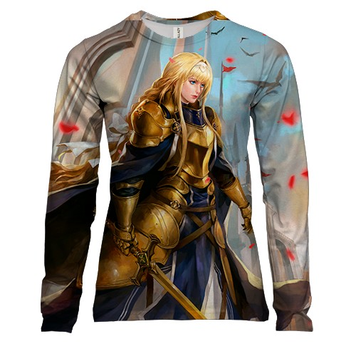 Женский 3D лонгслив Alice zuberg anime