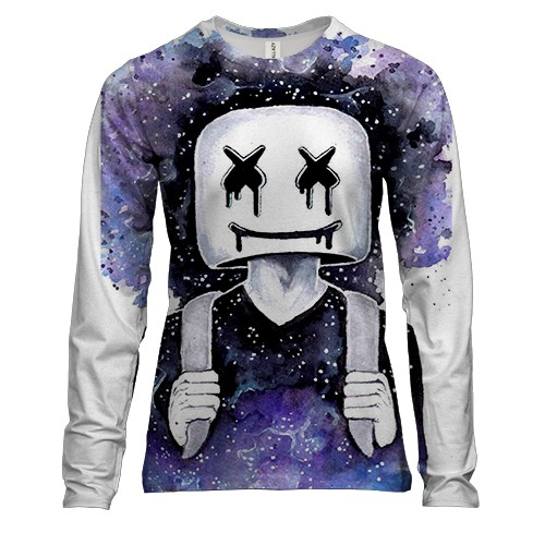 Жіночий 3D лонгслів Mr Marshmallow