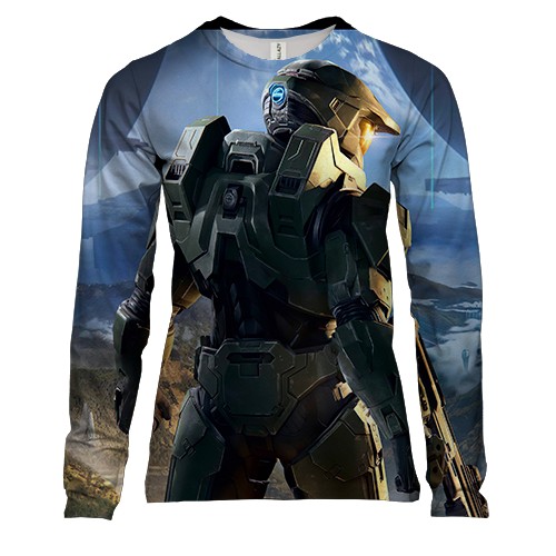 Жіночий 3D лонгслів Halo Infinite.