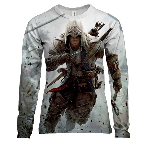 Женский 3D лонгслив Assassin