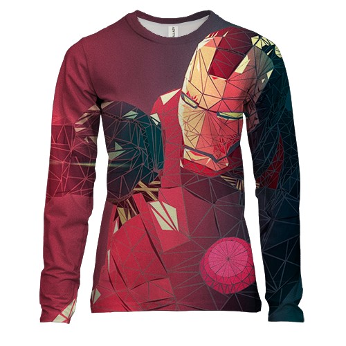 Женский 3D лонгслив Iron man attacks