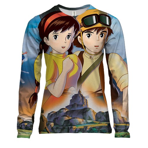 Женский 3D лонгслив Anime boy and girl