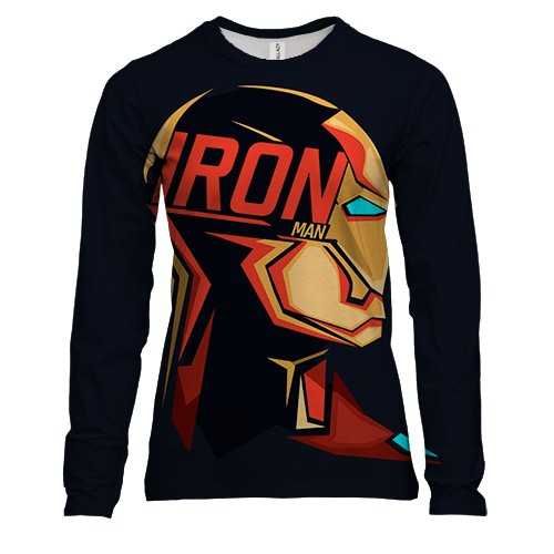 Женский 3D лонгслив IRONman