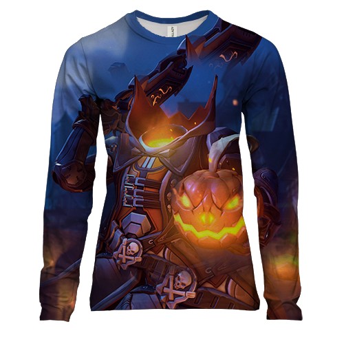 Женский 3D лонгслив The headless horseman art 2