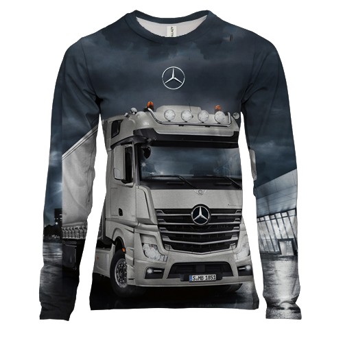 Жіночий 3D лонгслів Mercedes-Benz Actros