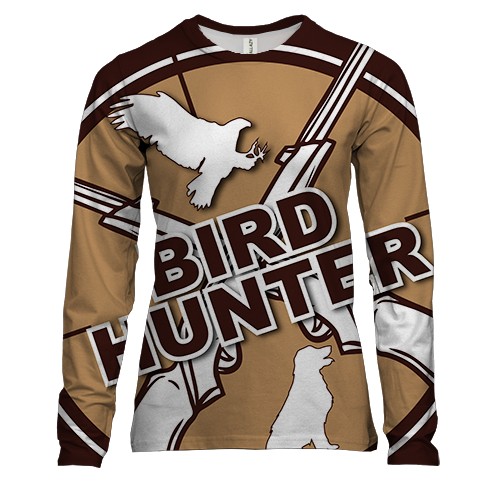 Жіночий 3D лонгслів Bird Hunter
