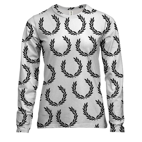 Женский 3D лонгслив Fred Perry pattern