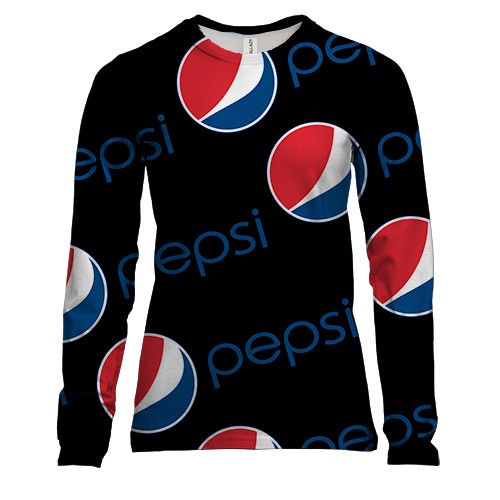 Женский 3D лонгслив Pepci pattern