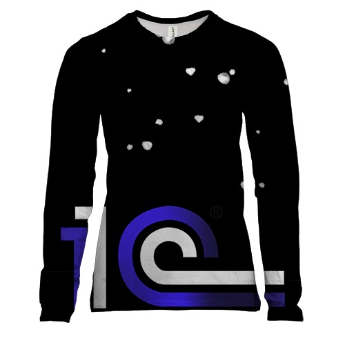 Женский 3D лонгслив 1с