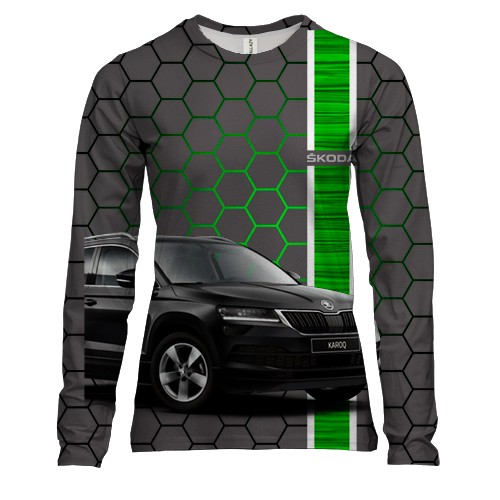 Женский 3D лонгслив Skoda Karoq