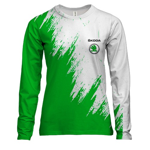 Женский 3D лонгслив Skoda