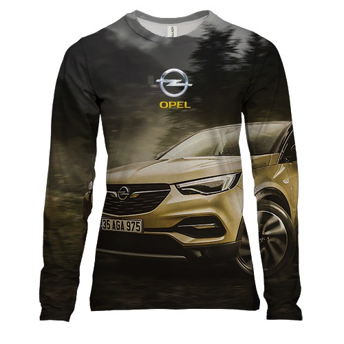 Женский 3D лонгслив Opel Grandland X