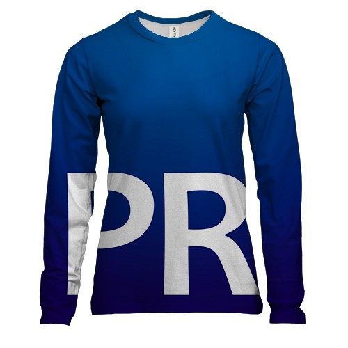 Женский 3D лонгслив PR