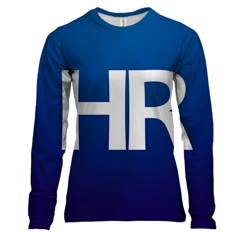 Женский 3D лонгслив HR