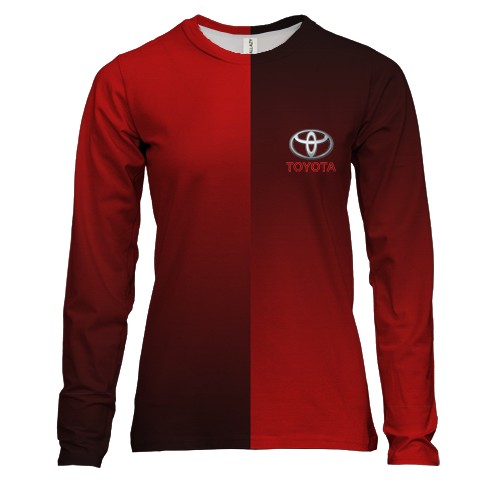 Женский 3D лонгслив Toyota