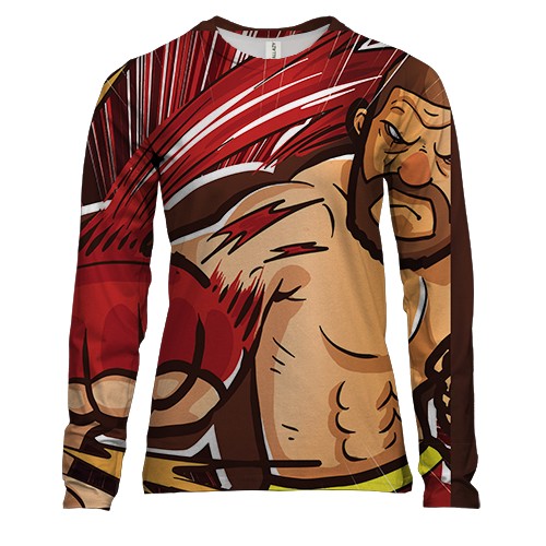 Женский 3D лонгслив Box fighting