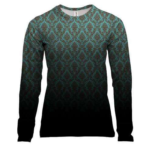 Жіночий 3D лонгслів Химерний візерунок патерн