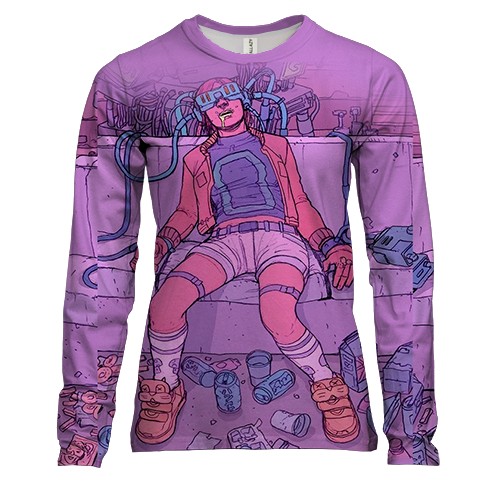 Женский 3D лонгслив Modern party