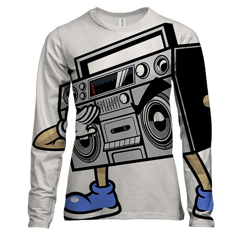 Жіночий 3D лонгслів Boombox