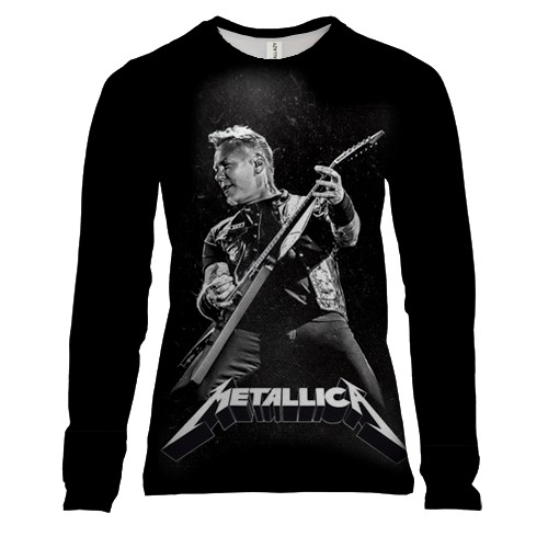 Жіночий 3D лонгслів Metallica (Джеймс Хетфілд)