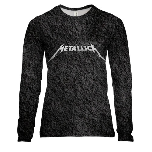 Женский 3D лонгслив Metallica (лава)