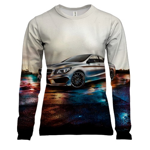 Жіночий 3D лонгслів Mercedes CLA
