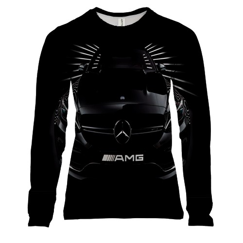 Жіночий 3D лонгслів Mercedes AMG ART