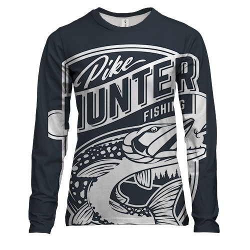 Жіночий 3D лонгслів Hunter fishing