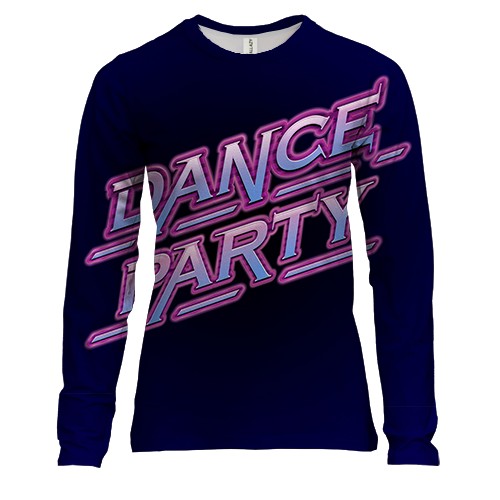 Жіночий 3D лонгслів Dance Party