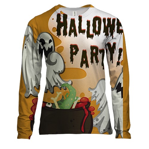 Женский 3D лонгслив Party Halloween
