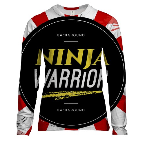 Женский 3D лонгслив Ninja Warrior